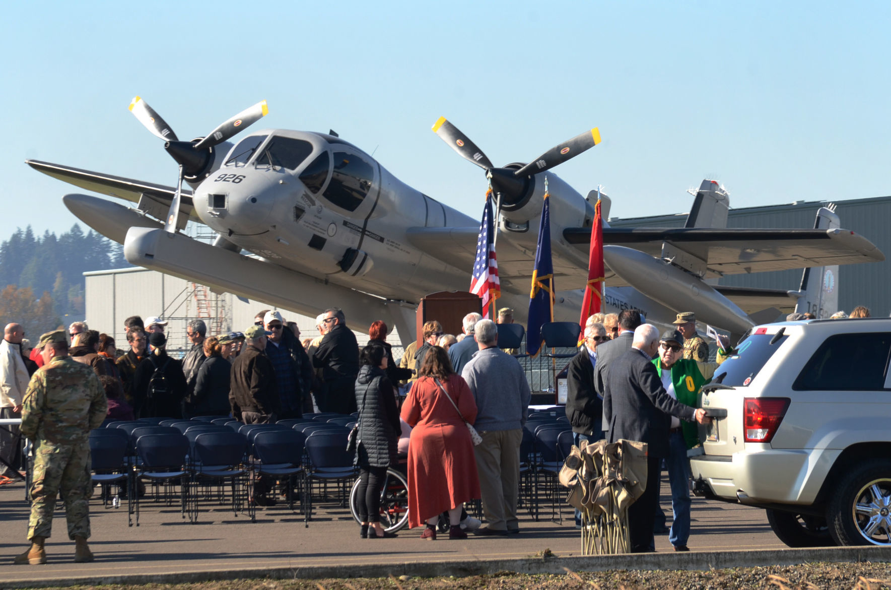 Mohawk #926 Project dedication at Debiert Flight Facility
